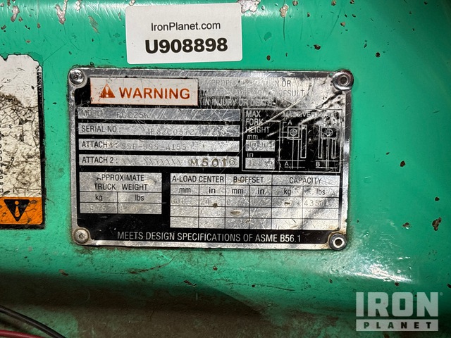 MONTACARGAS 2002 MITSUBISHI FGC25K