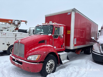 2011 Kenworth T300 4x2 Van Truck (Inoperable)