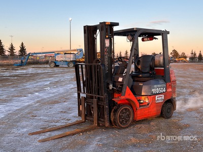 Toyota 7FGCU25 4500 lb Cushion Tire Forklift