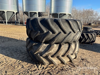 Quantity of (2) Goodyear 710/70R42 Tyres