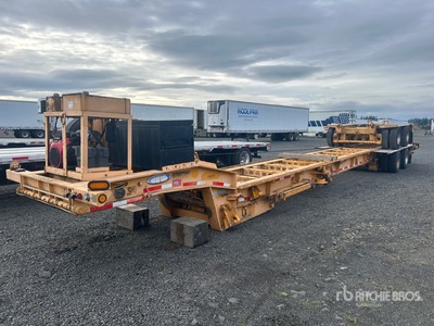 2008 Ledwell T/A Container aanhangwagen