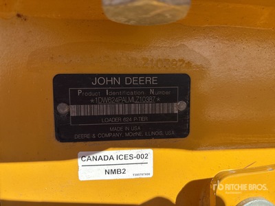 2021 John Deere 624P Chargeuse sur pneus