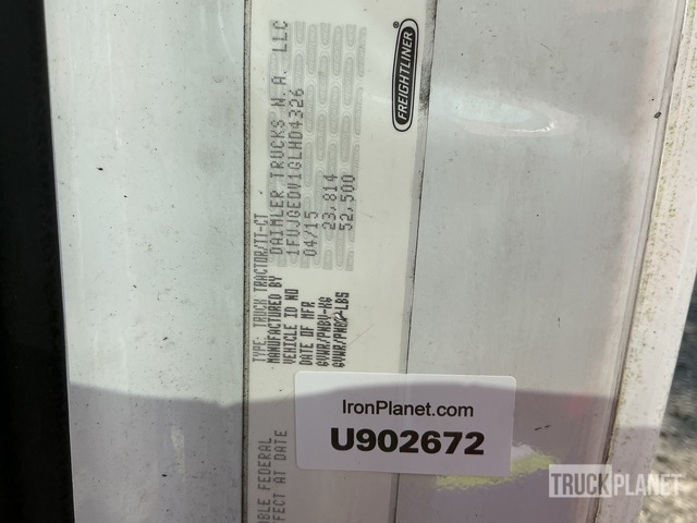 CAMIóN 2016 FREIGHTLINER