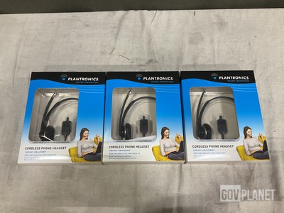 (36) Plantronics M214C/R Cordless Phone Headsets