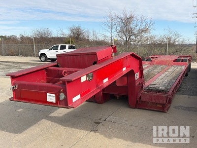 1979 Hyster T/A Single Drop Removable Gooseneck Tri/A RGN dieplader