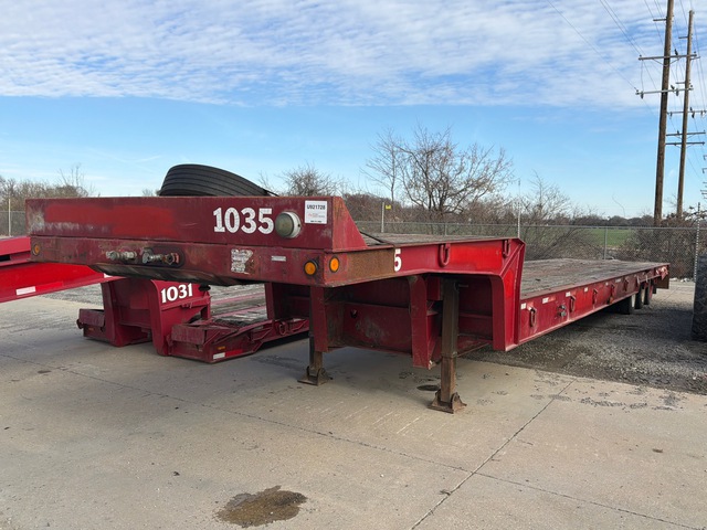 1996 Trail King 40 ft T/A Tilt Deck Trailer