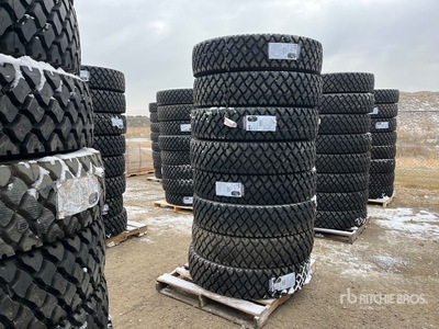 Quantity of (8) Arisun 11R24.5 Drive Tyres