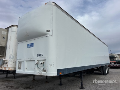 1987 Fruehauf FBX-F2-48 48 ft x 102 in T/A Van Trailer