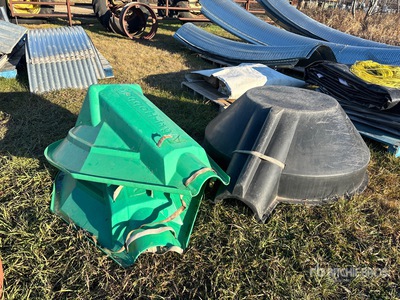 Quantity of (3) Grain Auger Hoppers