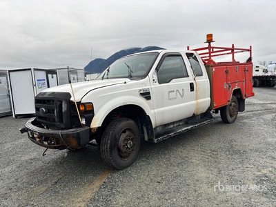 2008 Ford F-350 XL 4x4 Extended Cab Utility Truck (Inoperable)