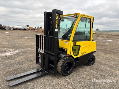2016 Hyster H60FT 5150 lb Cushion Tire Chariot Élévateur