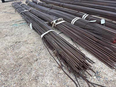 Quantity of (2) Bundles of DA-706 G60 3/8 In. 20 Ft. Rebar Divers - Matériaux de construction