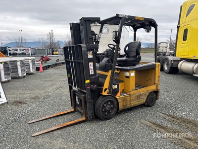 2008 Cat EX4000 4000 lb Electric Forklift (Inoperable)