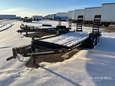 2002 Towmaster T-12D 16 ft T/A Utility Trailer