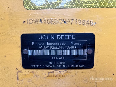 2022 John Deere 410E Kiepwagen met knikbesturing