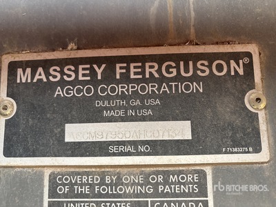 2010 Massey Ferguson 9795 Combine Harvester