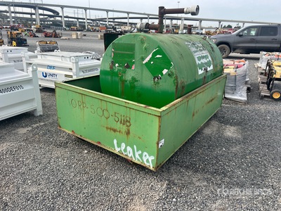 500 gal Skid Mounted Steel Gasoline Fuel Tank