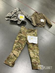 (12) Jackets, (2) Pairs of Extreme Cold Weather Trousers & Assorted Items
