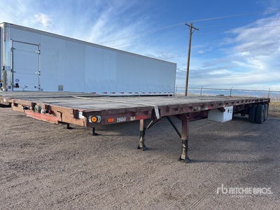 1986 Great Dane 45 ft T/A Flatbed Trailer