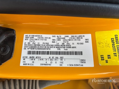 2019 Ford F-150 XL 4x2 Crew Cab Pickup