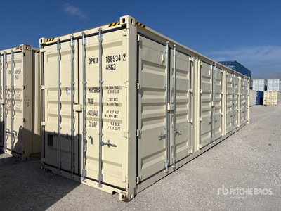 2026 40 ft High Cube Multi-Door Storage Container
