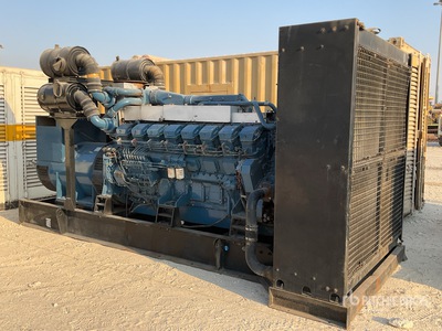 2013 Mitsubishi S16R-PTA 1987 kVA Skid-Mounted Generator Set