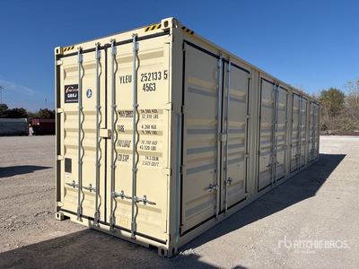 2025 40 ft High Cube Multi-Door Storage Container