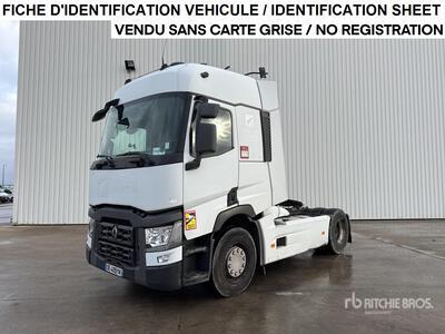 2014 Renault T460 4x2 Tracteur Routier Cabine Couchette 2-Achs Sattelzugmaschine mit Schlafkabine