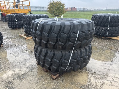 Bridgestone BS 20.5 R25 VLT DE2 TL 186A 7 Qty of Tires (Unused)