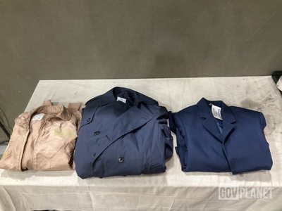 (3) Flyer’s Jackets, (1) All-Weather Jackets, (1) Men’s Coat & Assorted Items