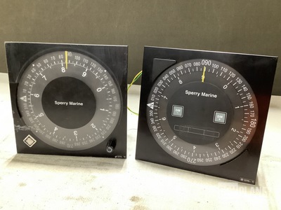 (2) Northrop Grumman Sperry Marine Ship's Control Indicator-Transmitters