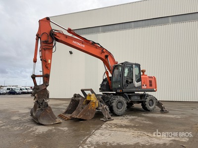 2008 Hitachi ZX190W-3 Pelle Sur Pneus Wheel Excavator