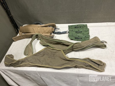 (16) Weapon Slings, (52) Small Arms Cases, (10) Couplings & Assorted Items