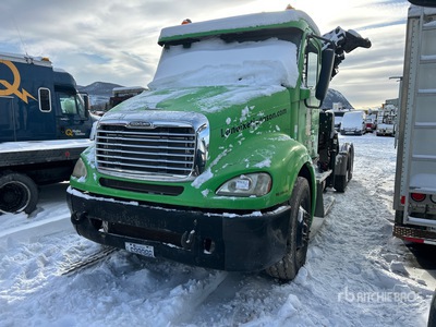 2008 Hiab 200-5 15430 lb Knuckle Boom on 2008 Freightliner Columbia 112 6x4 Boom Truck (Inoperable)
