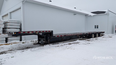 2017 Manac 14353A030 53 ft Tri/A - 72 ft Extendable Step Deck Trailer