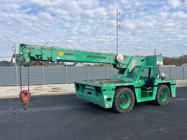 2013 Broderson IC2003HDF 15 ton 4x4 Carry Deck Crane