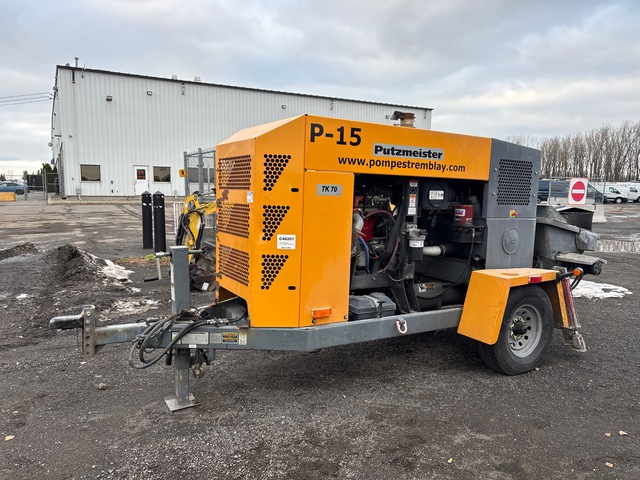 2021 Putzmeister TK70 Trailer Mounted Concrete Pump