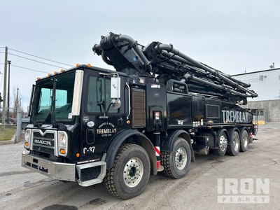 2019 Schwing BSF47Z.16H 47 m on 2019 Mack TE84 10x4 Twin-Steer Concrete Pump Truck