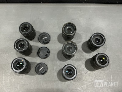 (8) Canon Camera Lenses