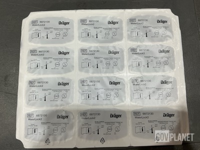 (12) Packages of Drager 6872130 Anesthesia Monitor Water Traps