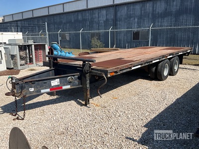 1999 Norris 22 ft T/A Flatbed Trailer