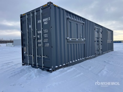 2025 40 ft High Cube Multi-Door Storage Container