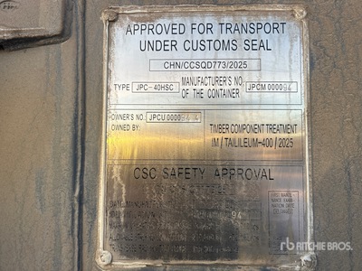 2025 40 ft High Cube Multi-Door Storage Container