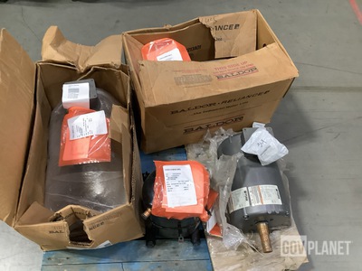 (1) Air Compressor, (2) Condenser Fan Motors & Assorted Items