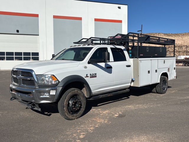 2016 Ram 4500 4x4 Crew Cab Utility Truck