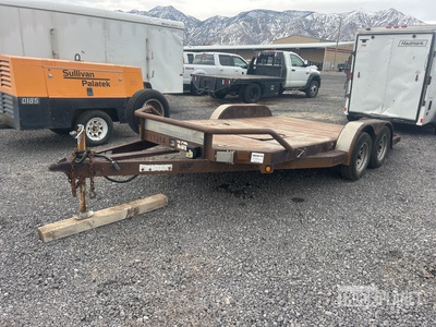 2008 Paiute PT-716TFP T/A Open 16 ft Car Carrier Trailer