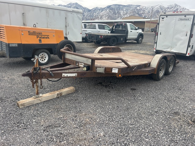 2008 Paiute PT-716TFP T/A Open 16 ft Car Carrier Trailer