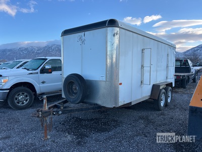 2015 Double R 6816CTA 16 ft T/A Enclosed Trailer