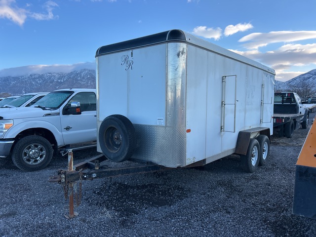2015 Double R 6816CTA 16 ft T/A Enclosed Trailer