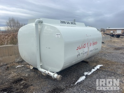 2000 gal Skid Mounted Steel Tank